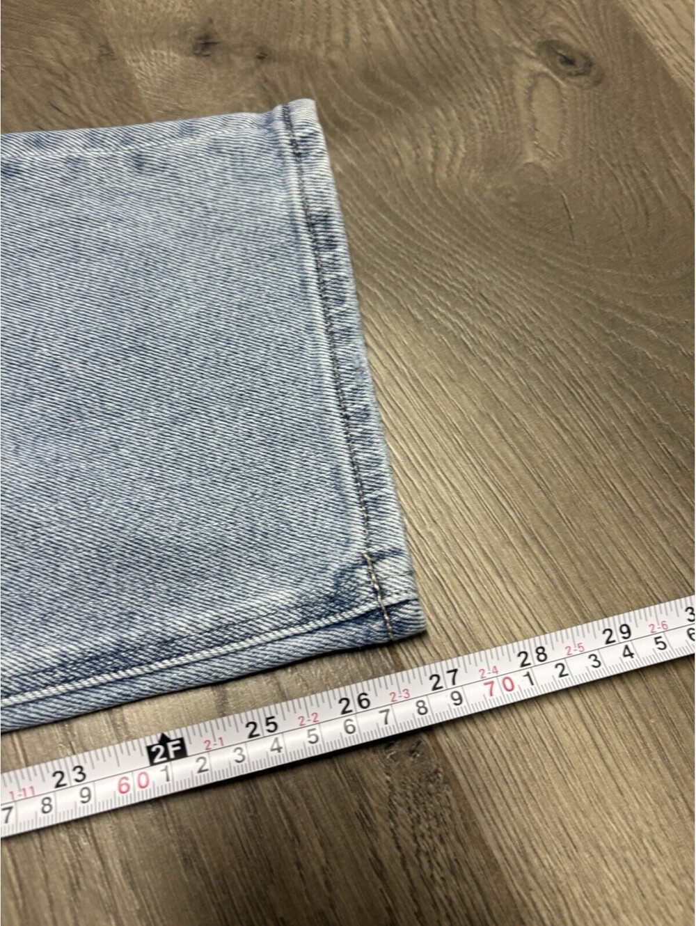 AE American Eagle Women's Mom Straight Jeans Stretch Size 14 Regular - Picture 5 of 10
